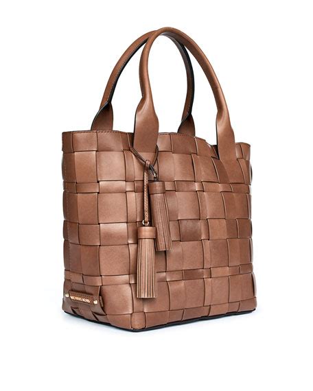 michael michael kors vivian medium tote walnut|MICHAEL Michael Kors Medium Vivian Tote .